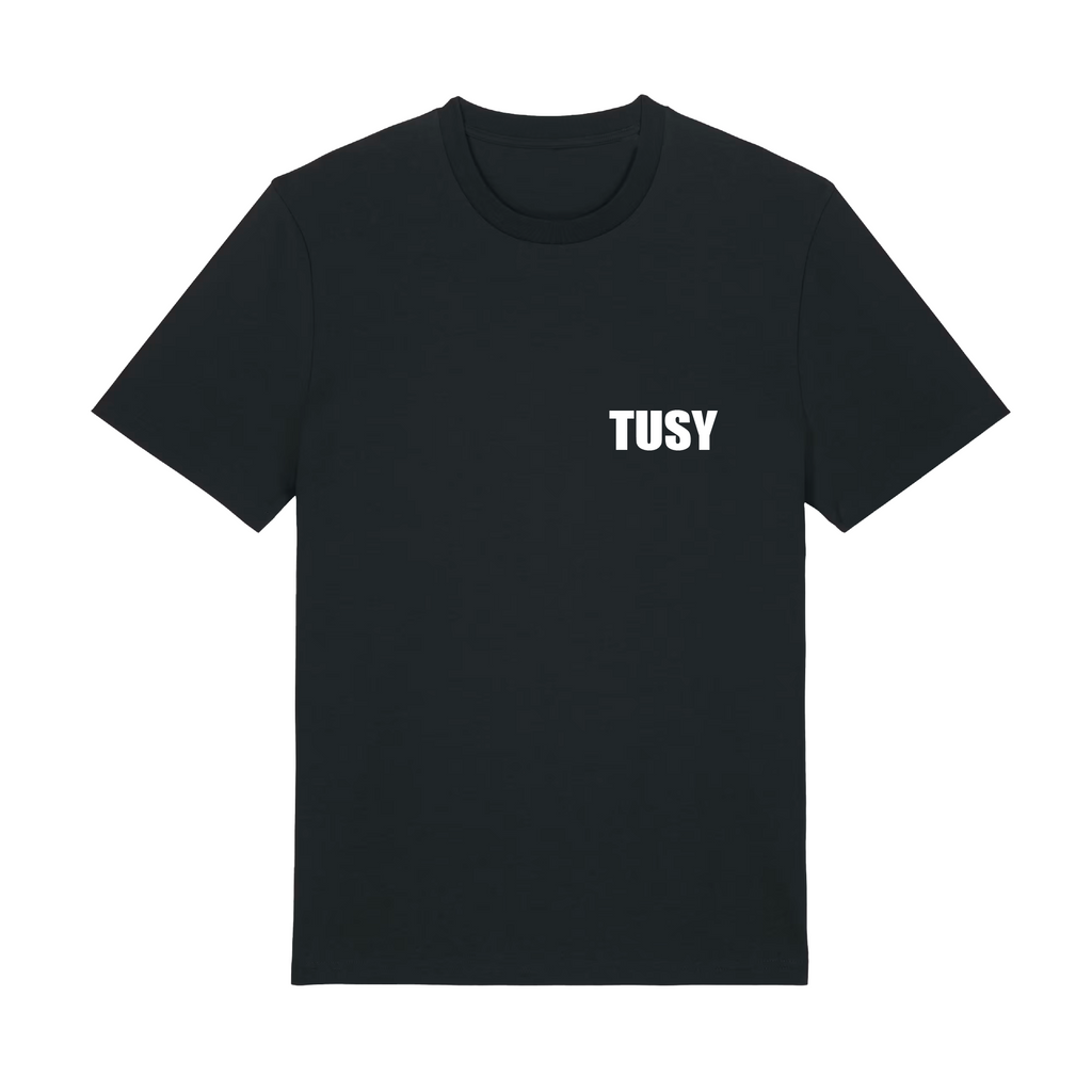 tomsn embroidery black t-shirt