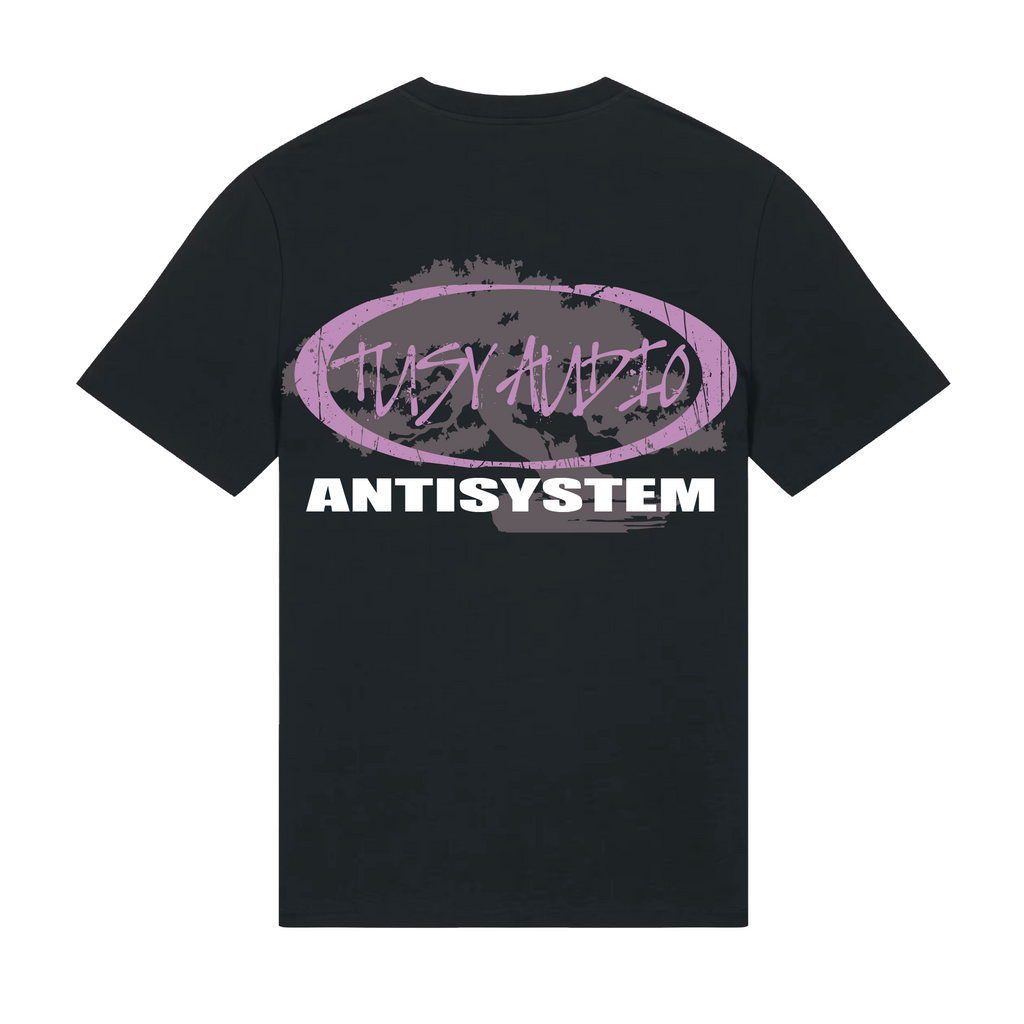 tomsn embroidery black t-shirt