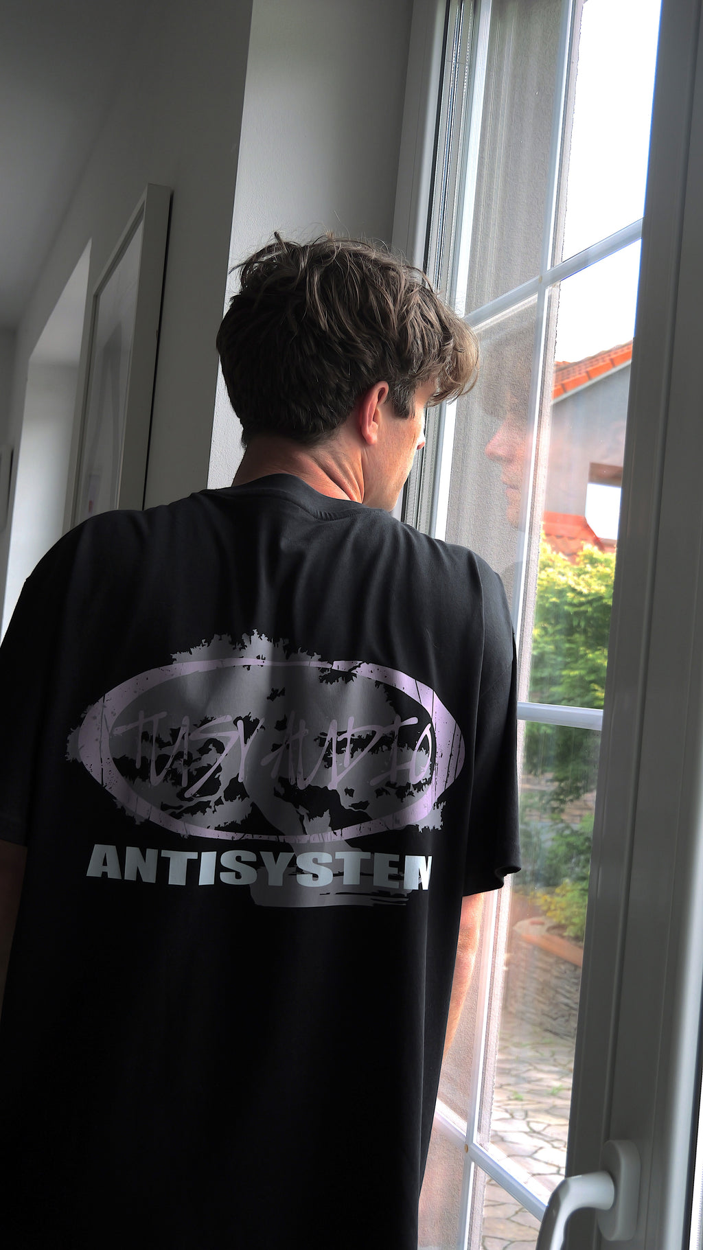 tomsn embroidery black t-shirt